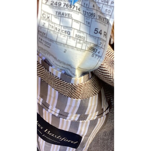 Ermenegildo Zegna Blazer 54R 100% Hemp Beige Shell Buttons Sport Coat - Picture 6 of 7